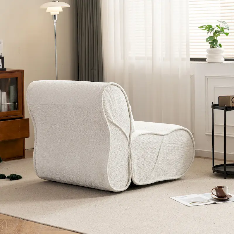 GDFStudio - Amelia Timeless Fabric Recliner with Ergonomic Design and Matching Pillows