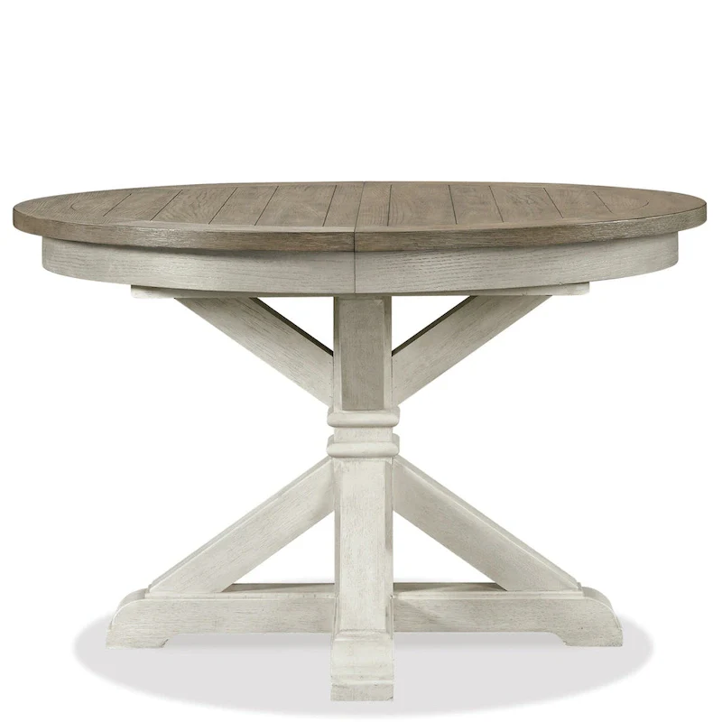 Harola Round Pedestal Dining Table with 18