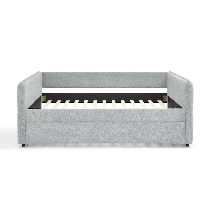 Full Boucle Daybed with Trundle