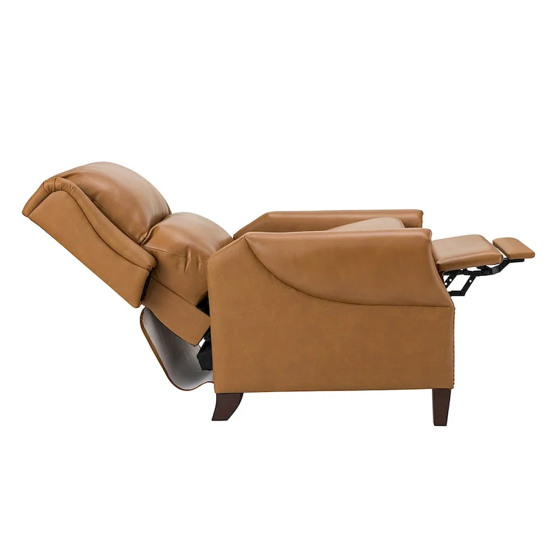 32.68 Wide Genuine Leather Manual Recliner