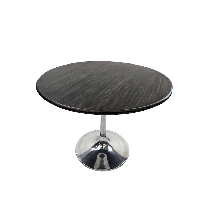 Carolina Living Alden Wood Top 40 Round Dining Table