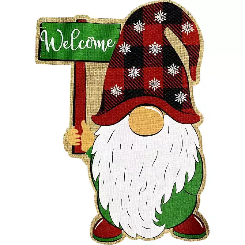 Briarwood Lane Garden Flag 18x12.5 For Outdoor Holiday Gnome Burlap Christmas Garden Flag Flag For Christmas Garden Flag Flags For Outside