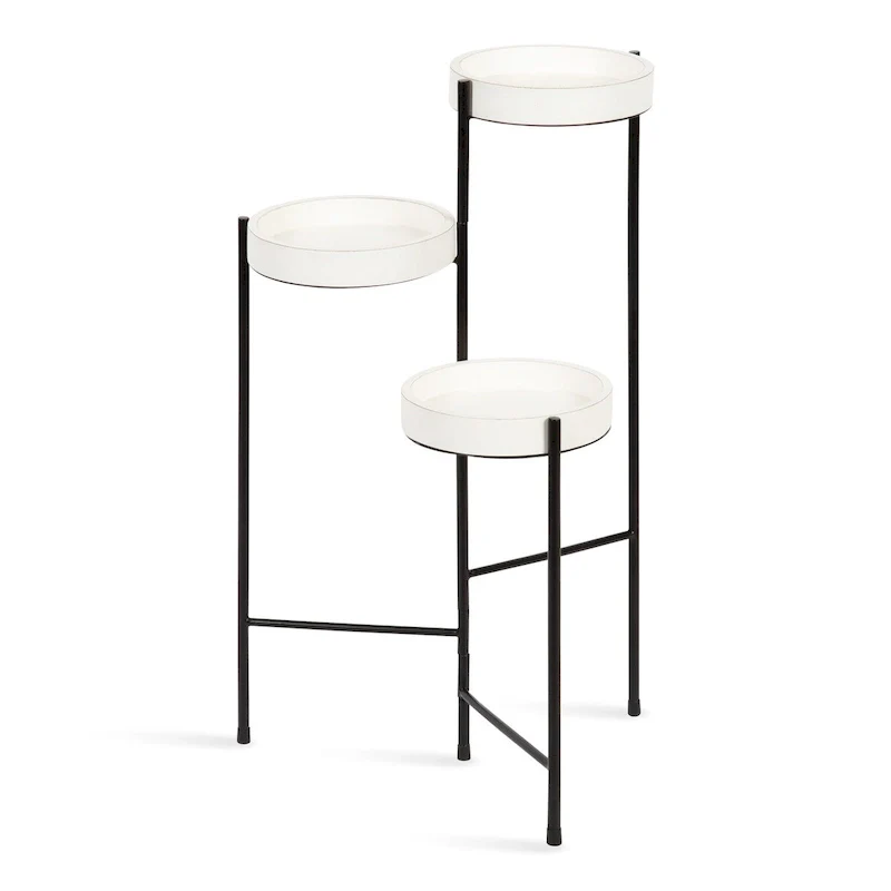 Kate and Laurel Finn Metal 3-tier Modern Plant Stand - 16x21x30