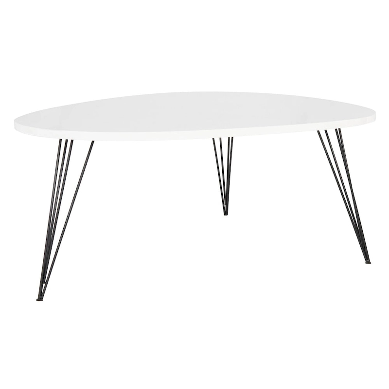 SAFAVIEH Louann Oak Finish/ Black Coffee Table - 44 x 31.5 x 15.6 - 44Wx32Dx16H