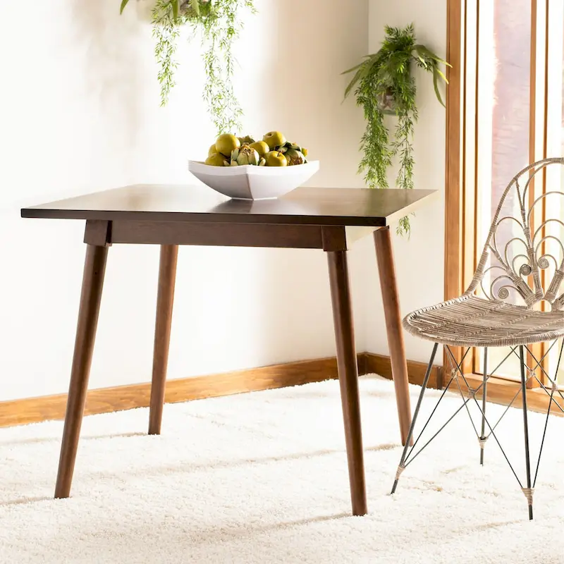 36-Inch Square Dining Table with Tapered Legs