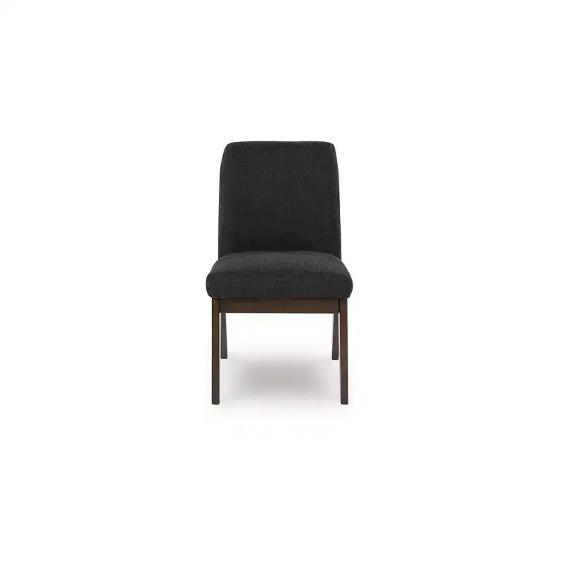 Signature Design by Ashley Kendamor Upholstered Dining Chair, Set of 2, Dark Gray