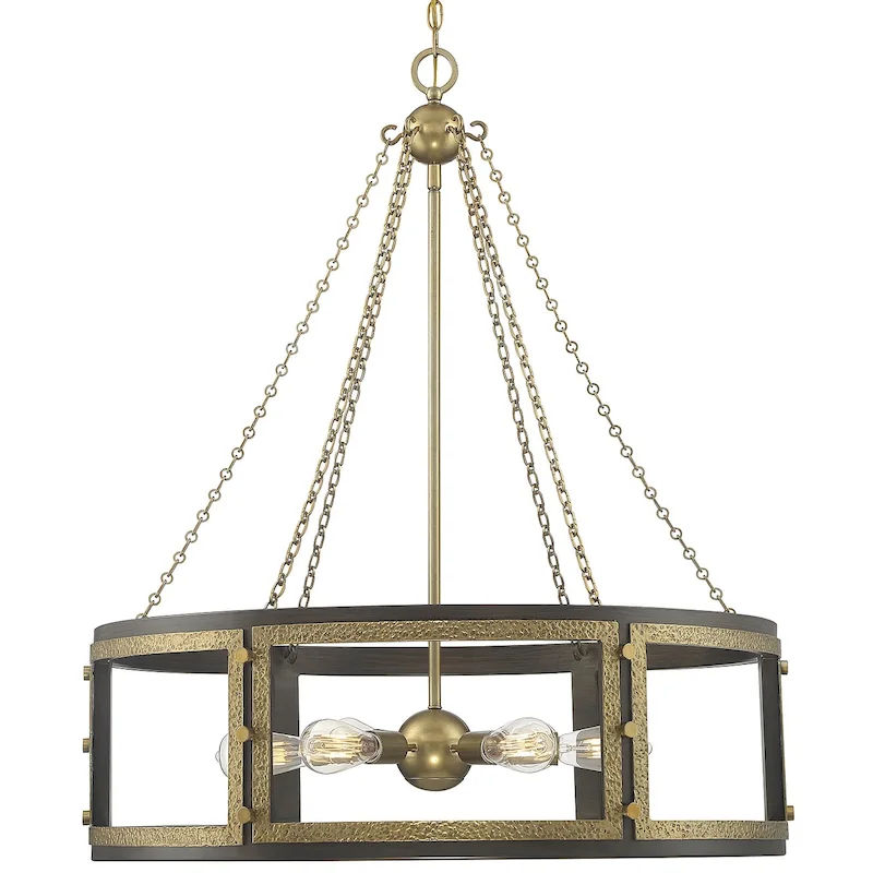 Savoy House Lakefield 6 Light 34  Wide Suspension Pendant