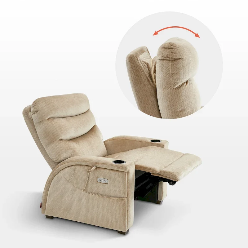 Power Zero Gravity Recliner Chair with Adjustable Headrest