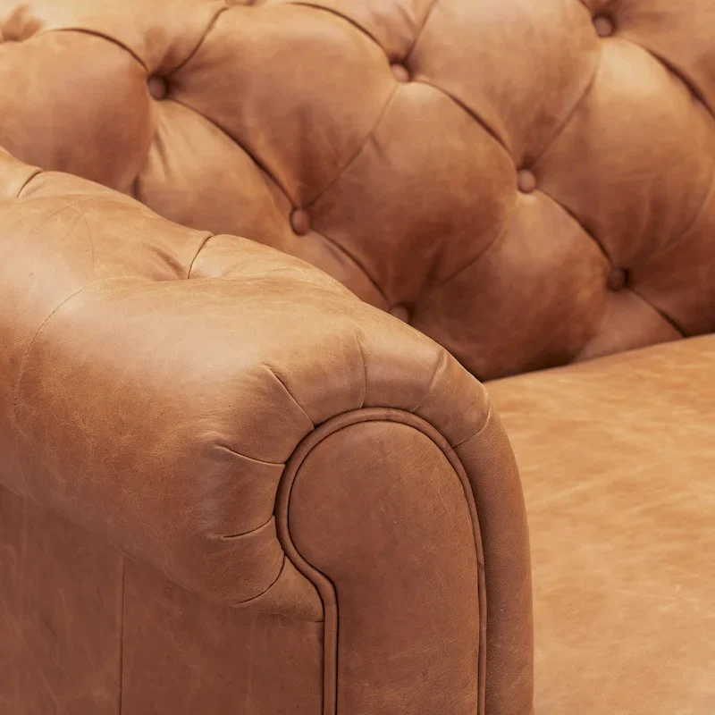 Poly and Bark Lyon Lounge Chair - Genuine Italian Leather