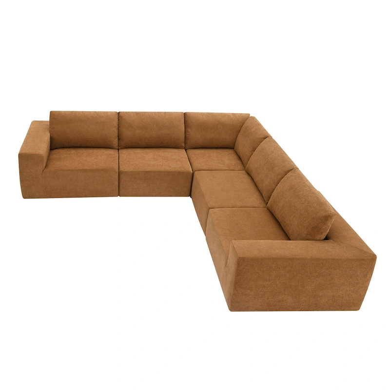 Modular Sectional Sofa, L Shaped Sectional Couch, Cloud Couch Set