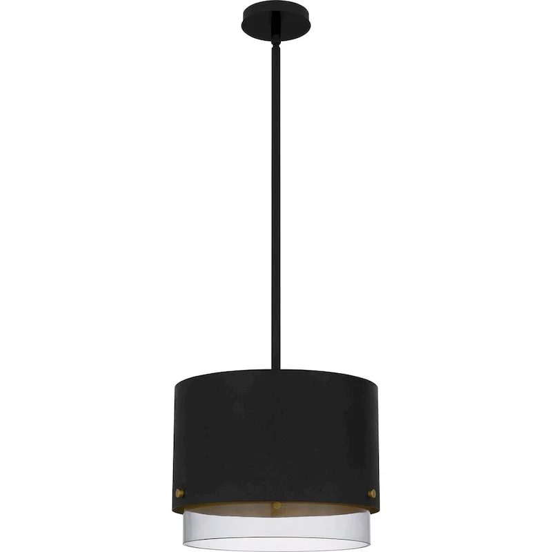 Elio 3-Light Matte Black Pendant Light