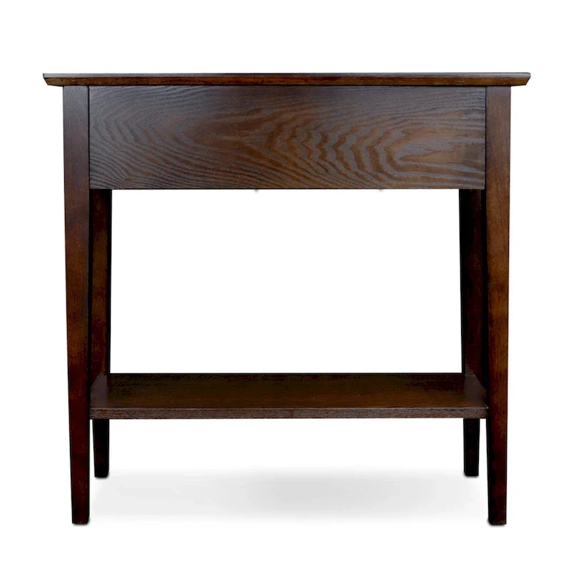 Solid Ash Wood Console Table with 2 Drawers & Open Shelf – 2 Finishes