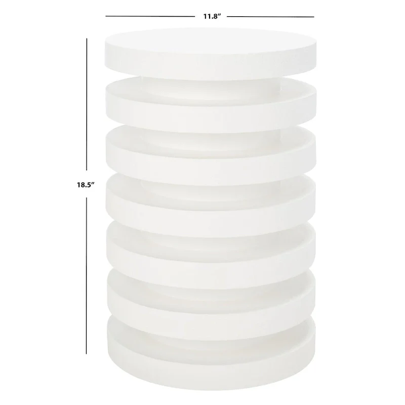 SAFAVIEH Harmanda Accent Table - 12 W x 12 D x 19 H - 12Wx12Dx19H