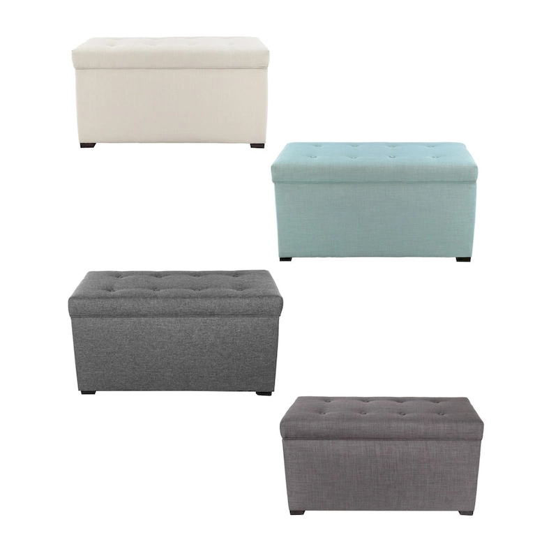 Angela 8 Button Tufted Storage Bench