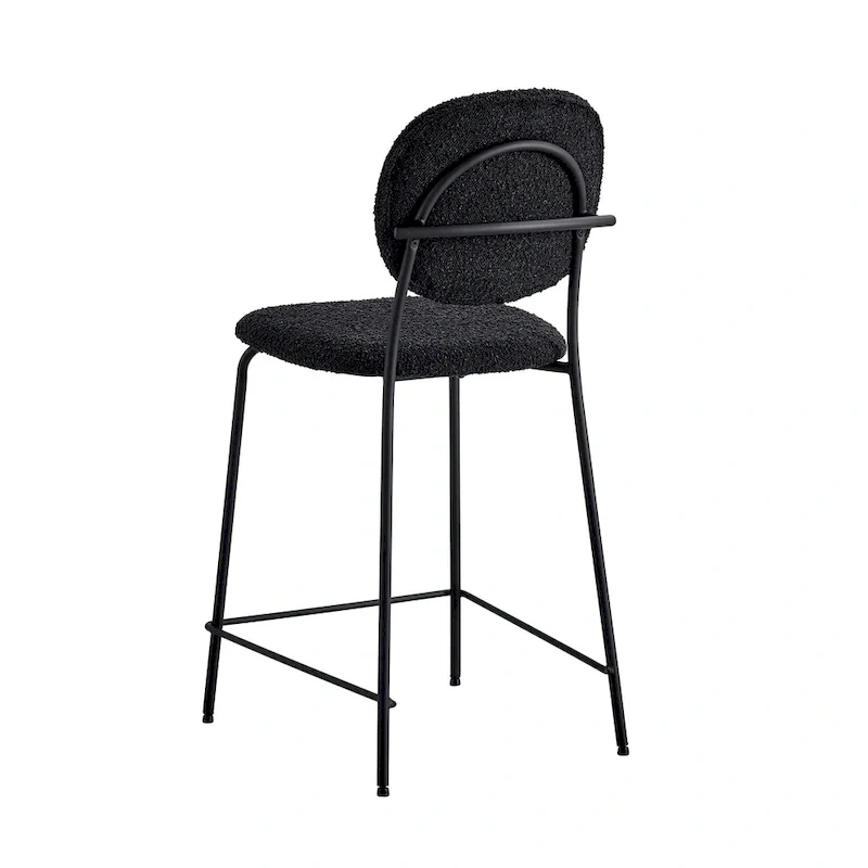 Carley Boucle Bar Height Stools (Set of 2)