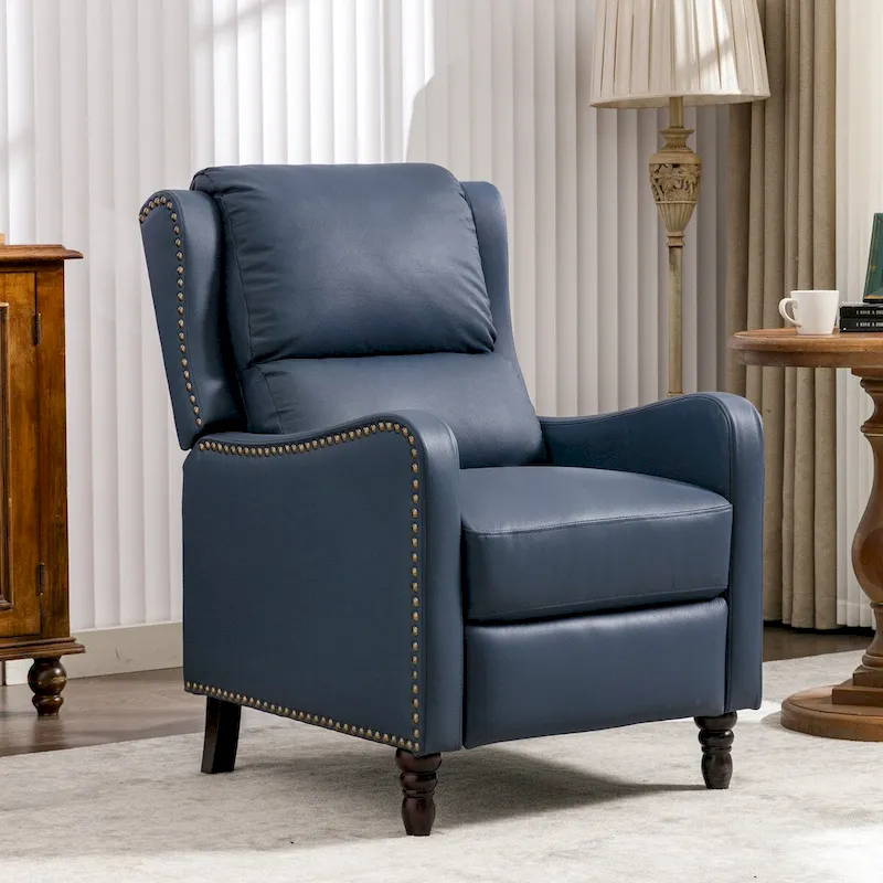 Genuine Leather Recliner Chair for Living Room