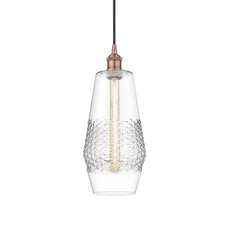 Innovations Lighting 616-1P-17-7 Windham Pendant Windham 7  Wide Mini