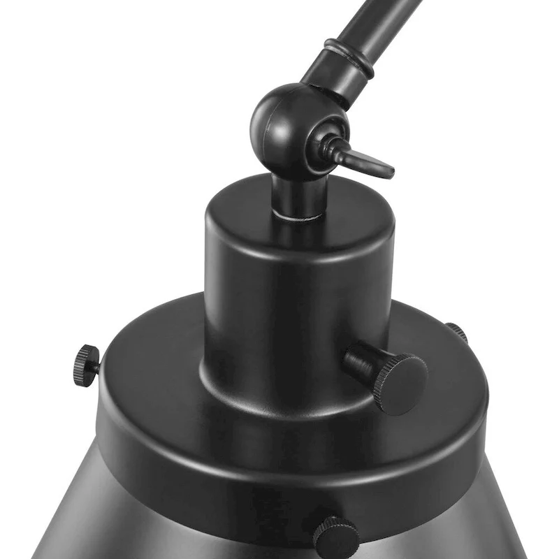 Hinton Collection Black Swing Arm Wall Light