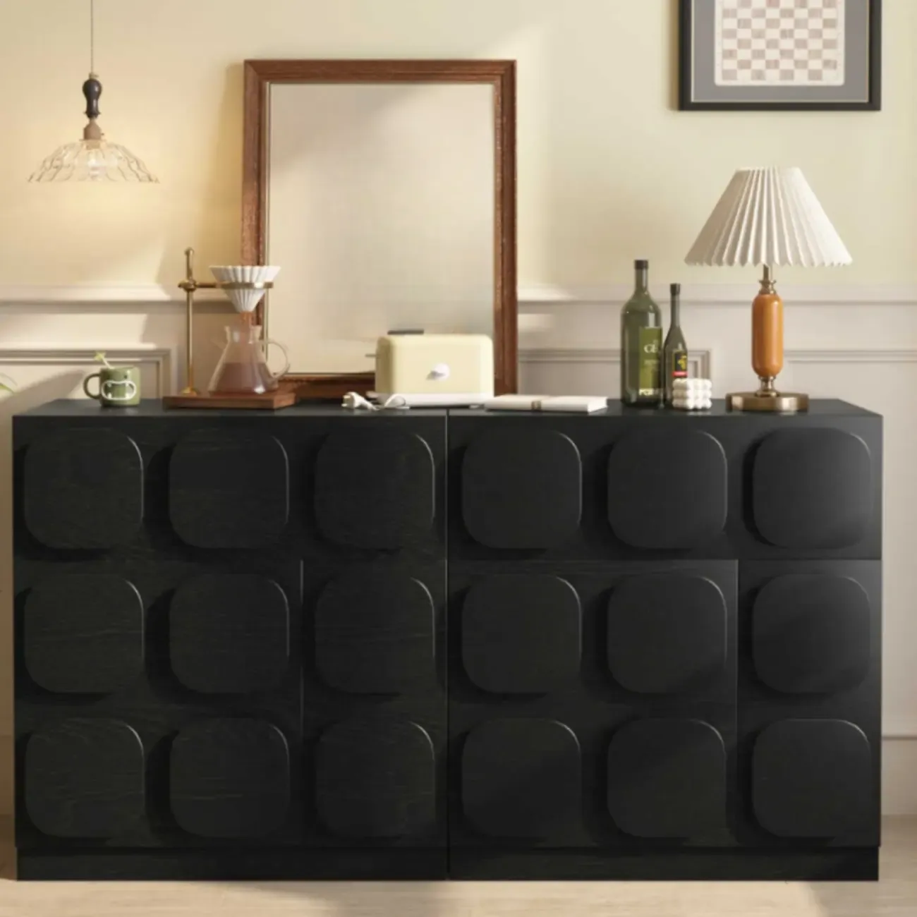 Rectangular Cabinet for home Decor with Unique appearance