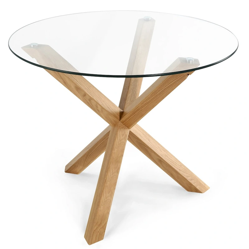 Poly and Bark Kennedy 37.4 inch Round Dining Table