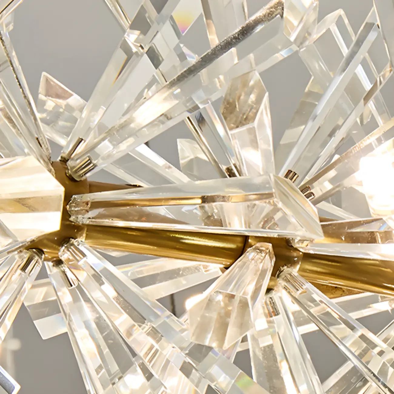 Modern Gold Crystal Garland Ambient Chandeliers