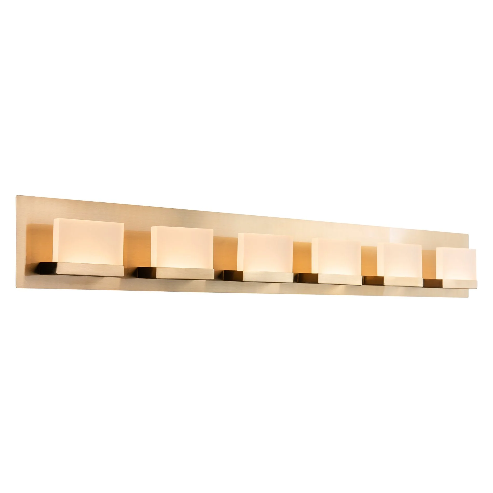 Everett 48 Modern 6-Light 60W Integrated LED (360W eq.) Bathroom / Vanity Light