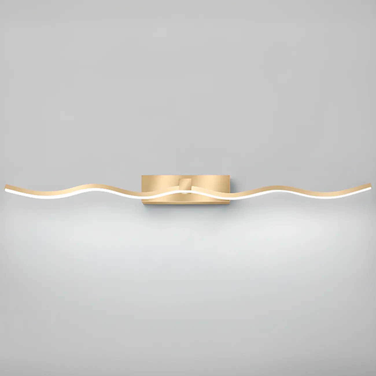 Wall-Mounted Bathroom LED Vanity Light with Silica Gel Shade