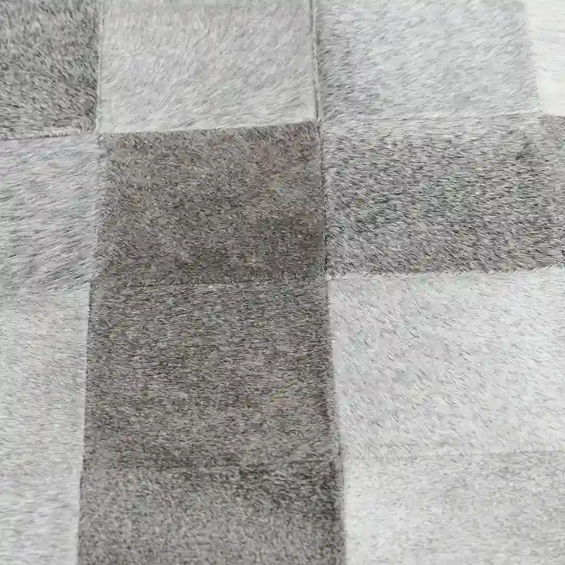 Classic Home Achen Leather Hide Ottoman Bench