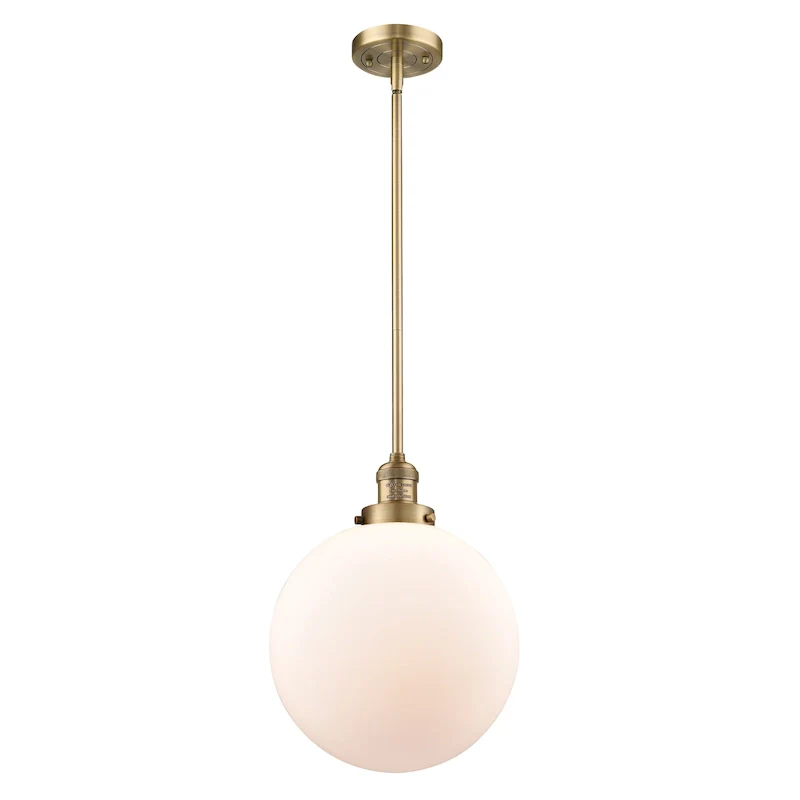 Innovations Lighting Franklin Restoration Beacon - 1 Light 12  Stem Hung Mini Pendant