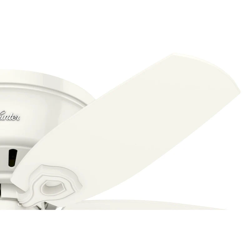 Hunter 42  Builder Low Profile Ceiling Fan with 3-Light LED Light Kit and Pull Chain