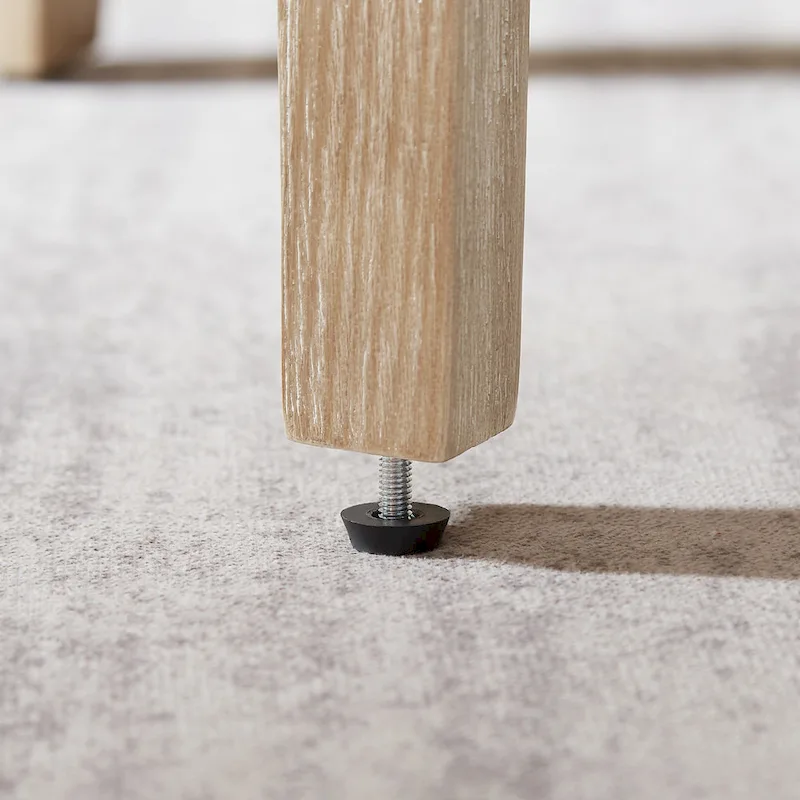 Swivel Upholstered and Wood Accent Chair