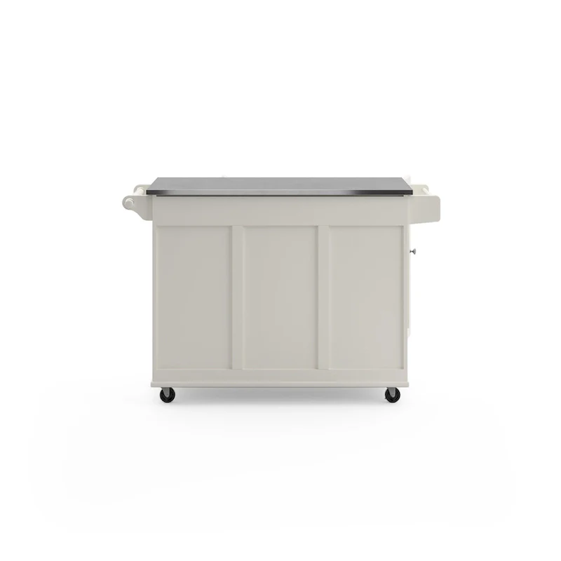 Kitchen Cart with Stainless Steel Top