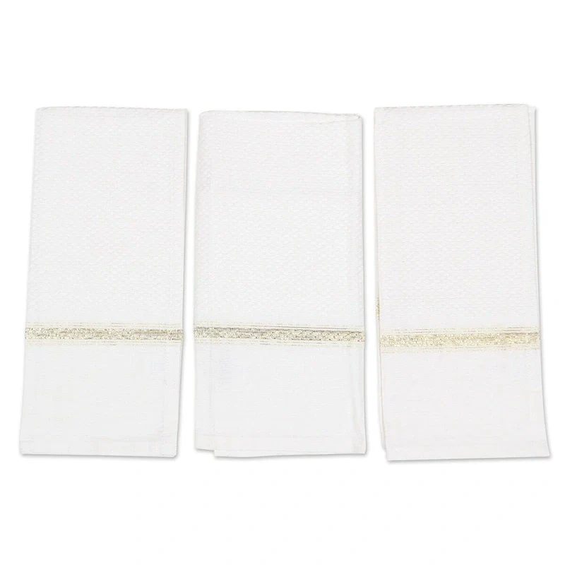 Novica Handmade Snow Sophistication Cotton Dish Towels (Set Of 3)
