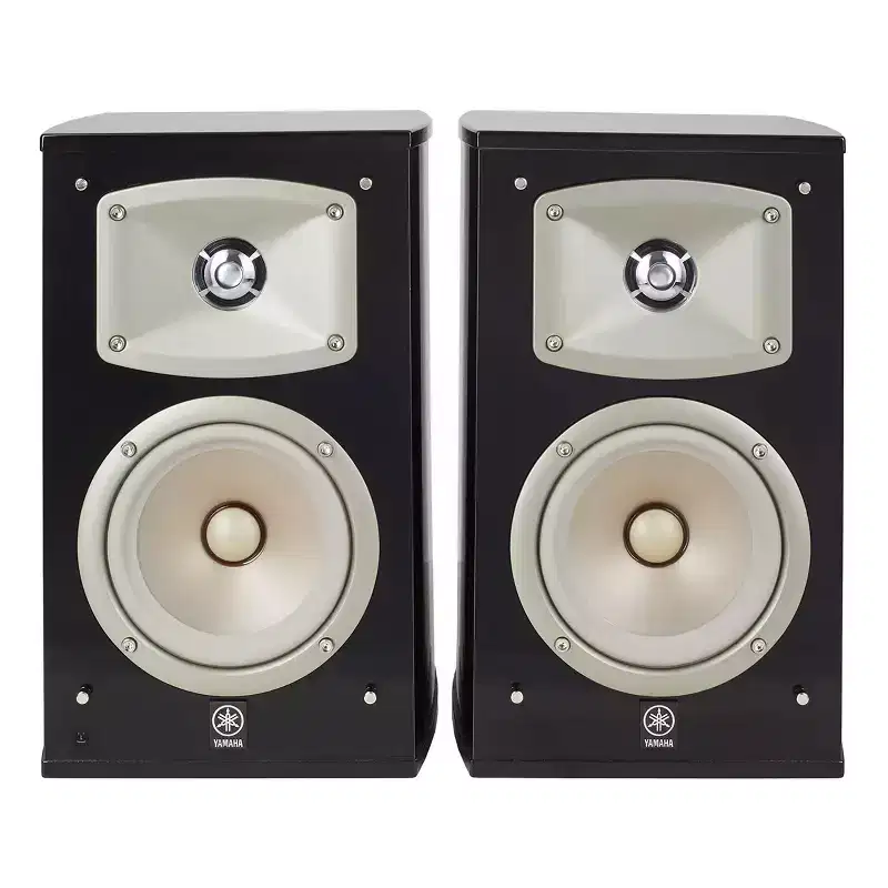 Yamaha NS-333 Bookshelf Speakers with Crossover - Pair (Black)