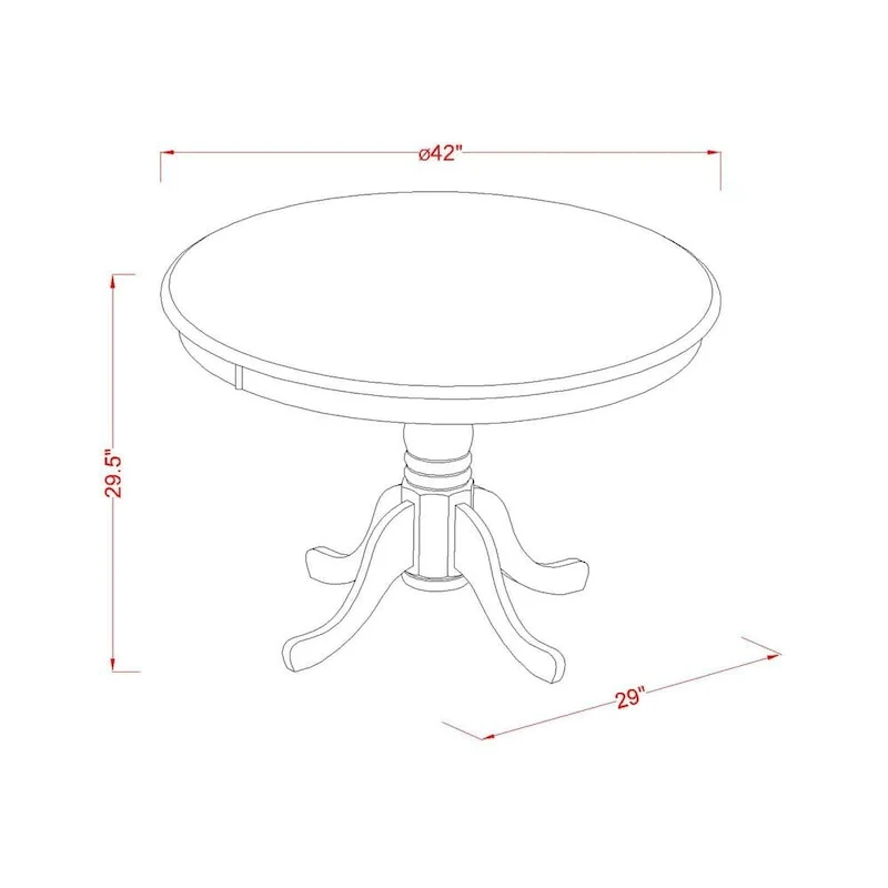 Dining Table Set with Linen Fabric Chairs