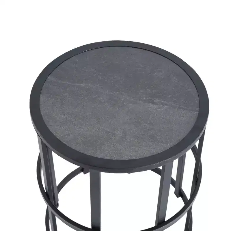 Christopher Knight Home Nadja Patio Modern Ceramic Tile Side Table