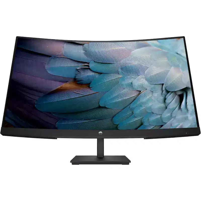 HP V27c G5 27-inch Curved LCD Monitor, Black (65P60AA#ABA)