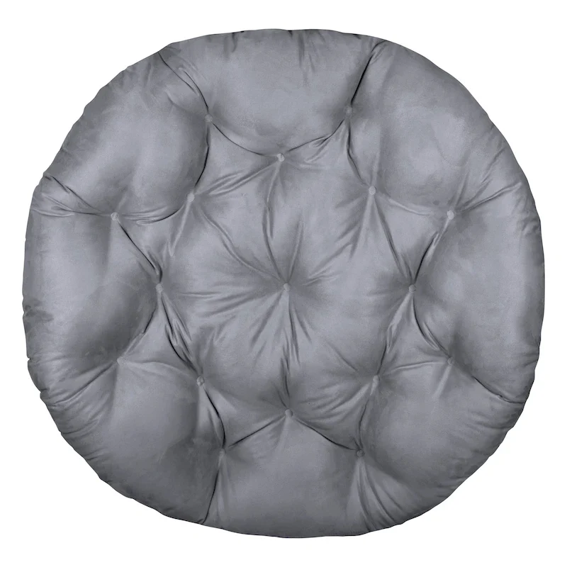 Klear Vu Solid Micro Suede Thick and Fluffy Replacement Papasan Chair Cushion