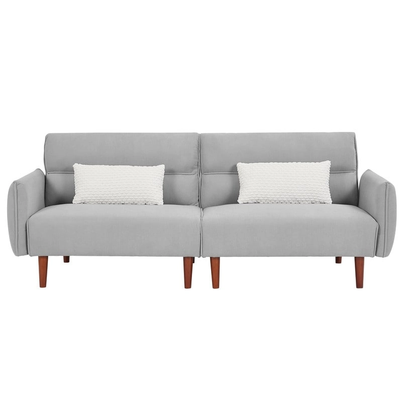 GEITIN Convertible Futon Sofa Bed with 2 Pillows