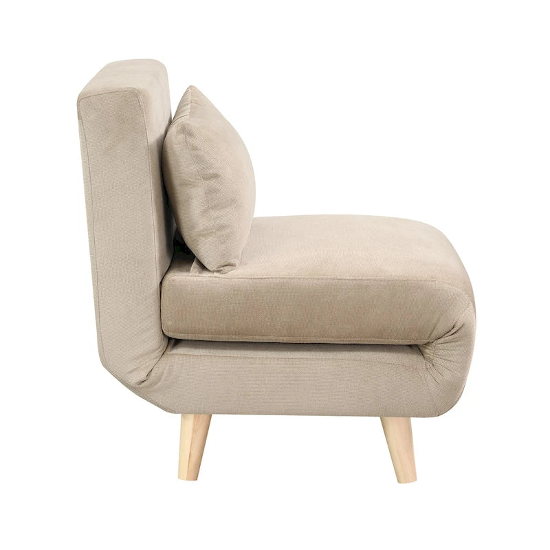 Convertible Upholstered Sofa Bed Sleeper Chair