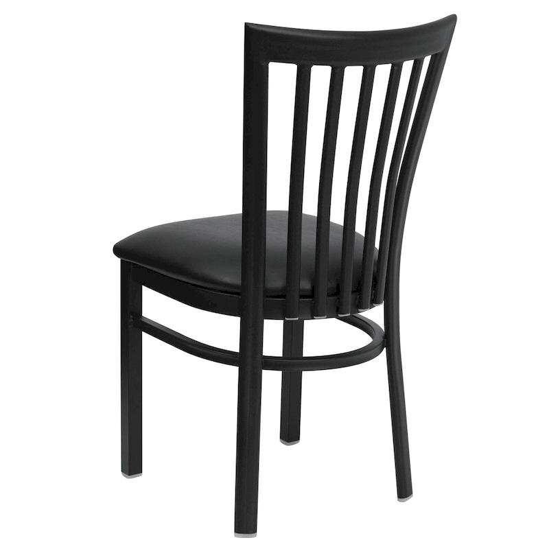 School House Back Metal Restaurant Chair - 17.25
