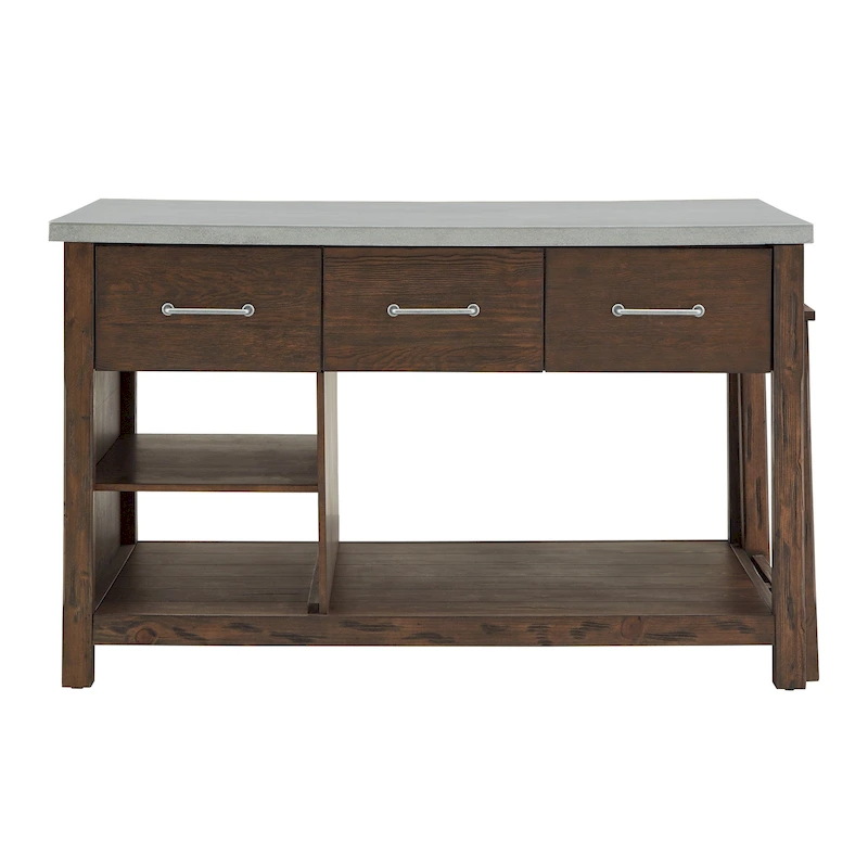 Tali Reclaimed Look Extendable Kitchen Island by iNSPIRE Q Classic