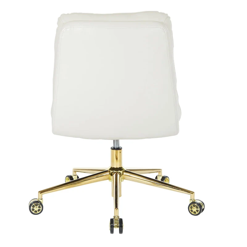 Legacy Swivel Office Chair in Faux Leather