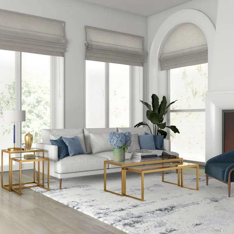 Rocco Rectangular Nested Side Table - 22