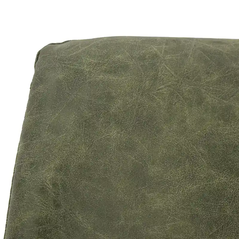 Markley Leather Dining Chair With Gold Metal Legs Modern Accent Side Chair