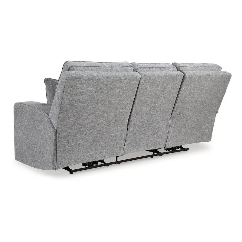 Signature Design by Ashley Biscoe Pewter Power Reclining Sofa - 88 W x 43 D x 42 H