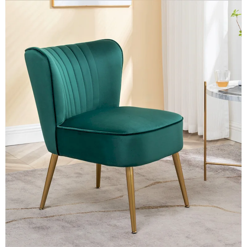 Sauter 23.2  Wide Mid-Century Modern Microfiber Accent Chair