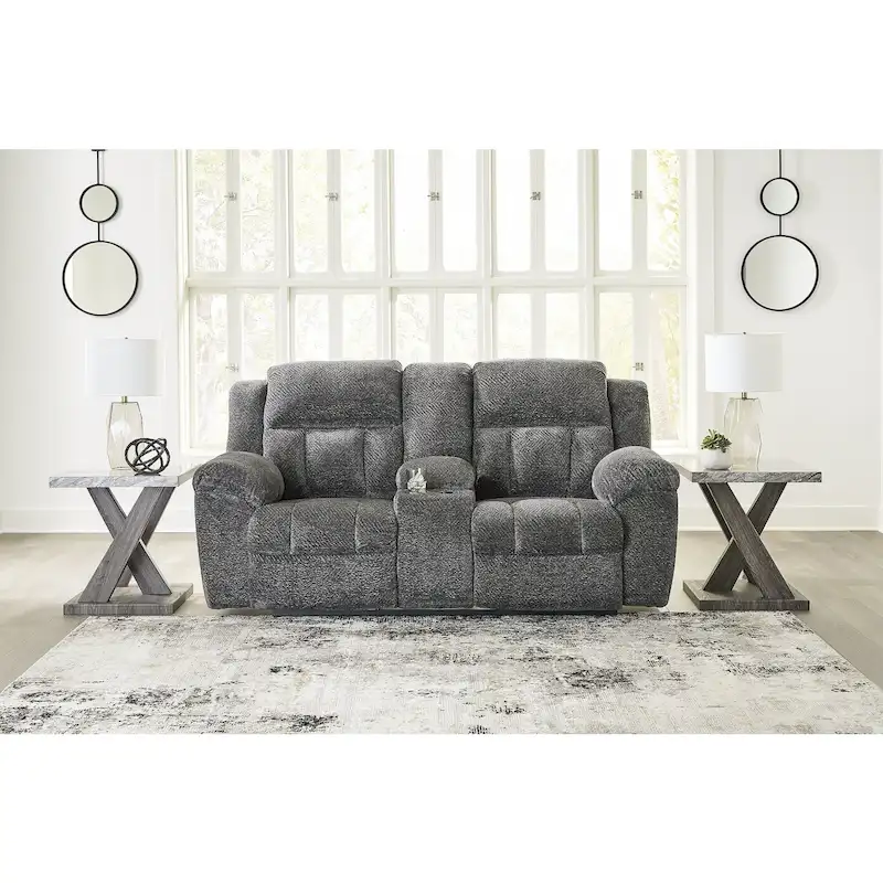 Frohn Double Reclining Loveseat with Console - 80W x 40D x 42H