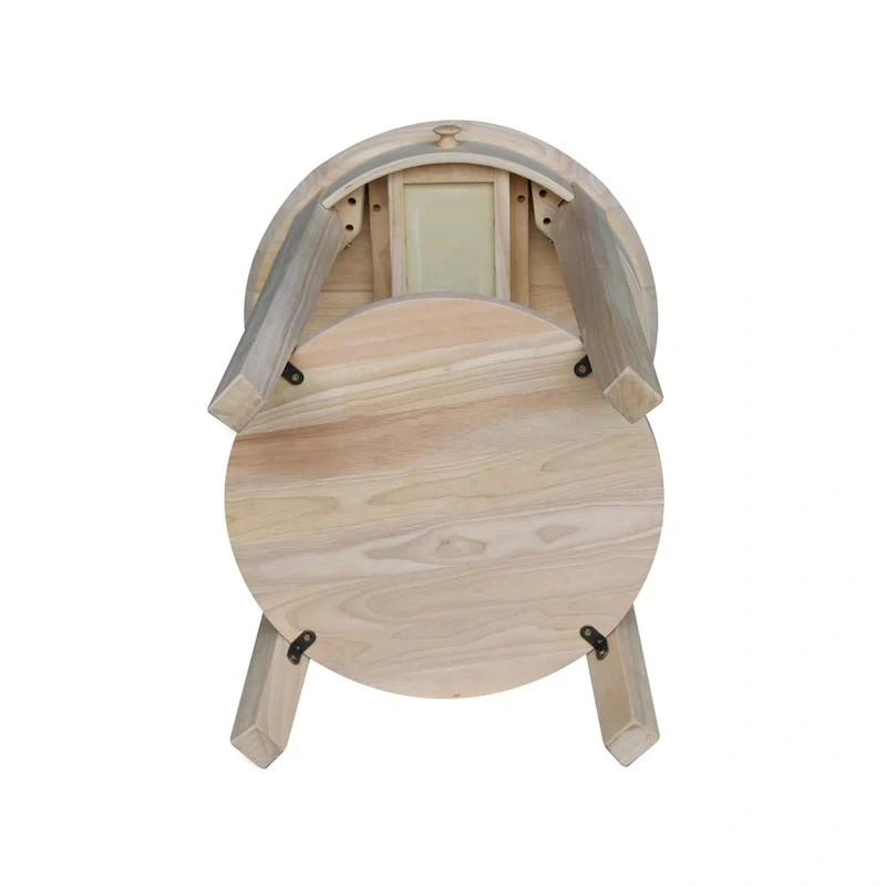 Solid Parawood Philips Accent Table