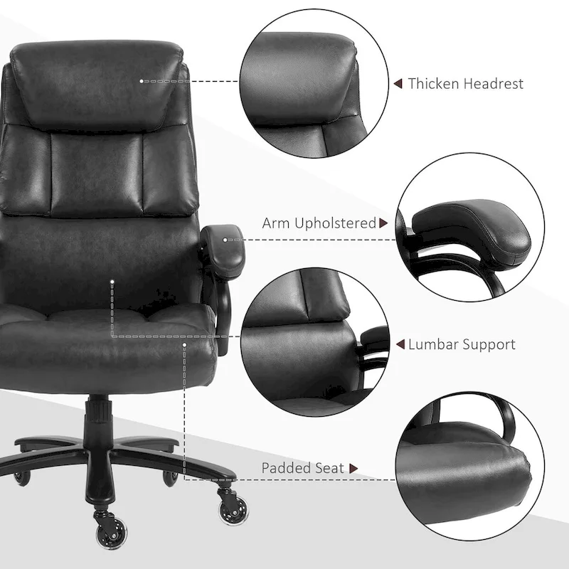 Vinsetto PU Leather Office Chair